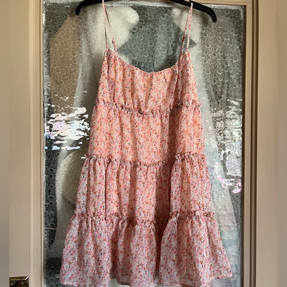 Peach dress